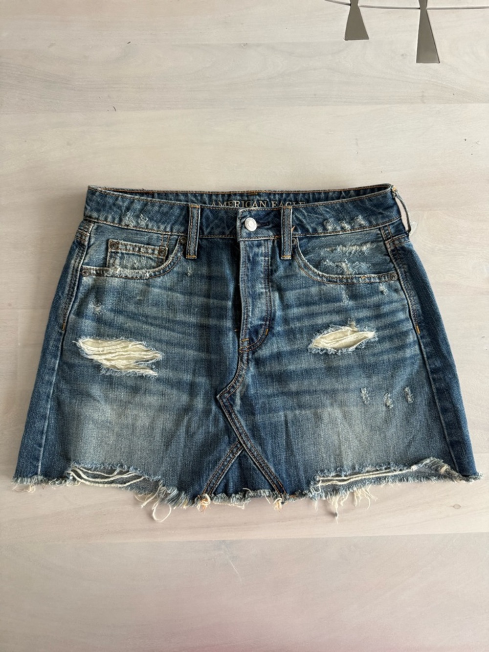 American Eagle Jean miniskirt size 4. Like new